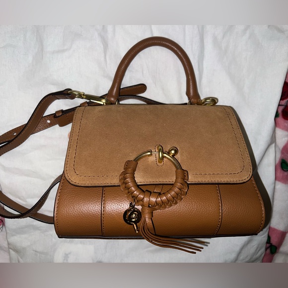See By Chloe Tan and Brown Shoulder Bag - Picture 2 of 5